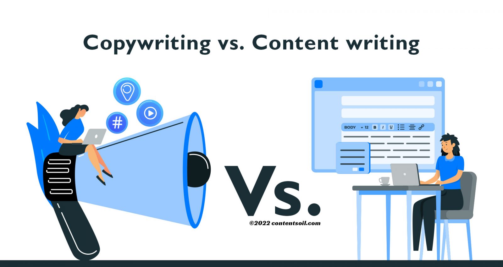 A Beginner's Guide to Copywriting vs. Content writing (2022) - Explore ...