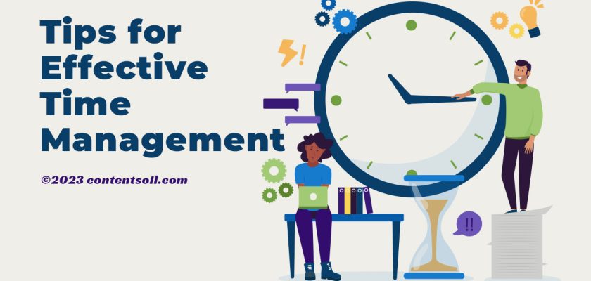 tips for effective time management