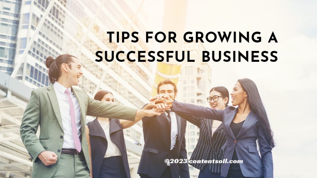tips for growing a successful business