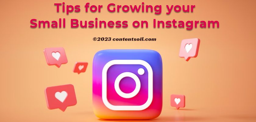 tips for growing your small business on instagram